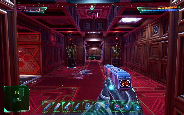 This is the deck for the station authorities where you can find, e - System Shock Remake: Interactive map - System Shock Remake: Basics - System Shock Remake Guide