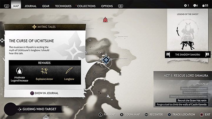 The Longbow is not acquired during the story quests - Ghost of Tsushima: Where to find bow? - Character development and equipment - Ghost of Tsushima Guide, Walkthrough