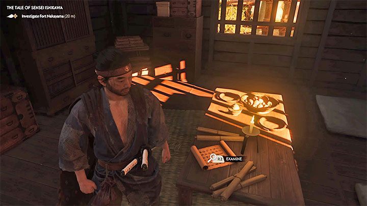 There are several locations within the fort to explore - Ghost of Tsushima: The Tale of Sensei Ishikawa walkthrough - Act 1 - Ghost of Tsushima Guide, Walkthrough