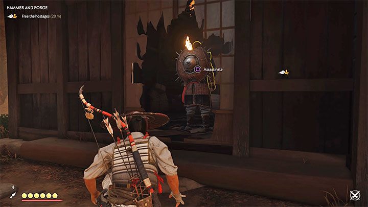 Go to where Yuna is supposed to be - Ghost of Tsushima: Hammer and Forge walkthrough - Act 1 - Ghost of Tsushima Guide, Walkthrough