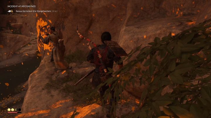 Once you get there, talk to the man - Ghost of Tsushima: Incident at Hiyoshi Pass walkthrough, Tales of Tsushima - Other tales - Ghost of Tsushima Guide, Walkthrough