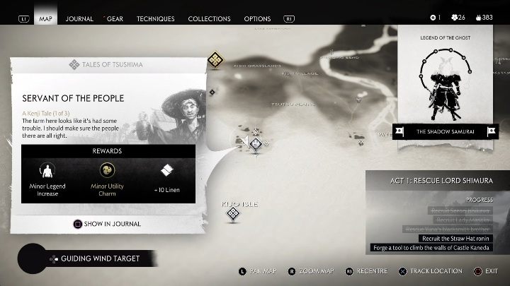 How to unlock: Complete The Broken Blacksmith main quest - Ghost of Tsushima: Servant of the People walkthrough, A Kenji Tale - A Kenji Tale - Ghost of Tsushima Guide, Walkthrough