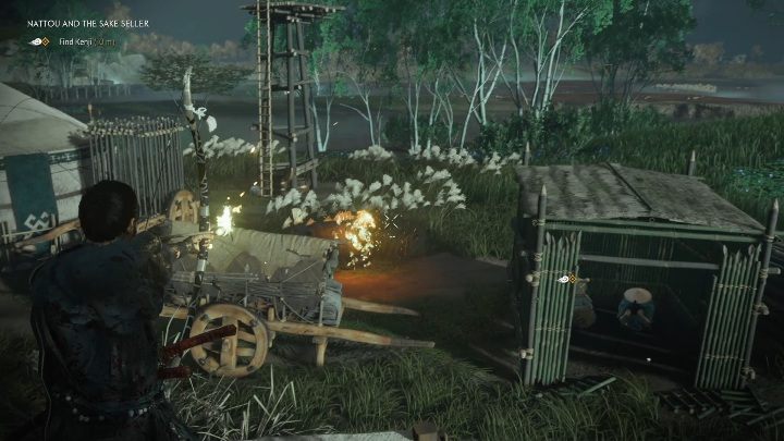 After eliminating all enemies you have to find your companions - Ghost of Tsushima: Nattou And The Snake Seller walkthrough, A Kenji Tale - A Kenji Tale - Ghost of Tsushima Guide, Walkthrough