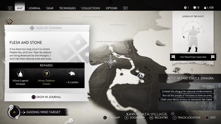 Where to start: Benkeis Fall - Ghost of Tsushima: Flesh and Stone walkthrough, Tales of Tsushima - Other tales - Ghost of Tsushima Guide, Walkthrough