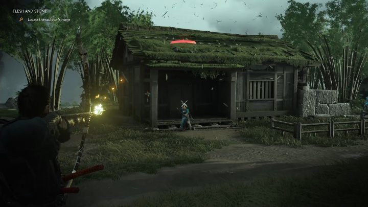 When you get there, you will find that the house has been taken over by the Mongols - Ghost of Tsushima: Flesh and Stone walkthrough, Tales of Tsushima - Other tales - Ghost of Tsushima Guide, Walkthrough