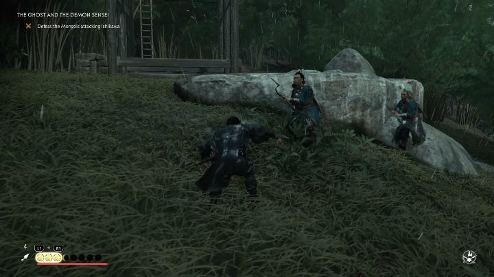 After exploring the designated area, you will go on a quest to find Ishikawa - Ghost of Tsushima: The Ghost and the Demon Sensei walkthrough, An Ishikawa Tale - An Ishikawa Tale - Ghost of Tsushima Guide, Walkthrough