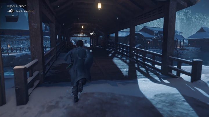 Your first task is to get to the mill in Sago and talk to the quest giver - Ghost of Tsushima: Hidden in Snow walkthrough, Tales of Tsushima - Other tales - Ghost of Tsushima Guide, Walkthrough