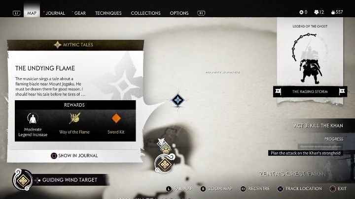 How to unlock: Talk the woman at Jogaku Temple - Ghost of Tsushima: The Undying Flame walkthrough, Mythical Tales - Mythic Tales - Ghost of Tsushima Guide, Walkthrough