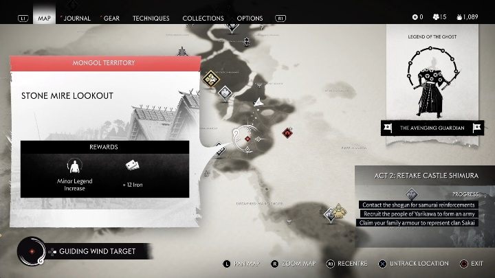 Location: Old Kanazawa Marsh - Ghost of Tsushima: Mongol Camps, Toyotama Region secrets map - Toyotama Region - Ghost of Tsushima Guide, Walkthrough