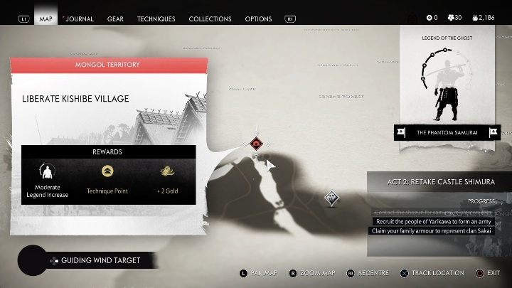 Location: Omi Lake - Ghost of Tsushima: Mongol Camps, Toyotama Region secrets map - Toyotama Region - Ghost of Tsushima Guide, Walkthrough