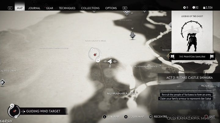 Location: Old Clans Hill - Ghost of Tsushima: Mongol Camps, Toyotama Region secrets map - Toyotama Region - Ghost of Tsushima Guide, Walkthrough