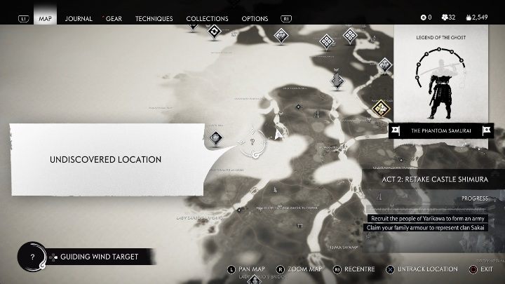 Location: Ichis Inn - Ghost of Tsushima: Mongol Camps, Toyotama Region secrets map - Toyotama Region - Ghost of Tsushima Guide, Walkthrough