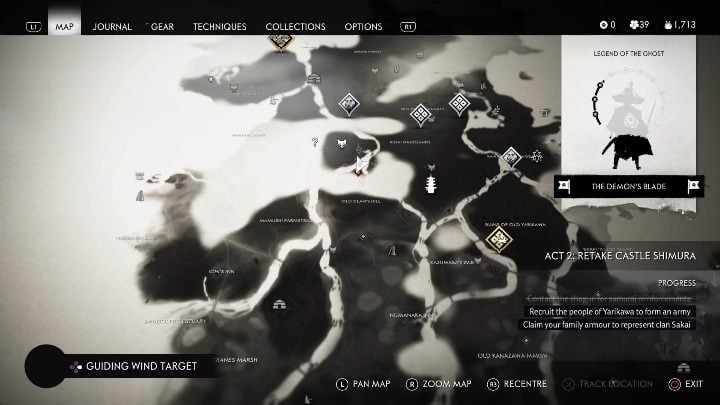 Location: Kushi Grasslands - Ghost of Tsushima: Mongol Camps, Toyotama Region secrets map - Toyotama Region - Ghost of Tsushima Guide, Walkthrough