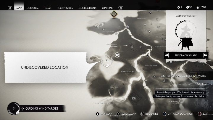Location: Musashi Coast - Ghost of Tsushima: Mongol Camps, Toyotama Region secrets map - Toyotama Region - Ghost of Tsushima Guide, Walkthrough