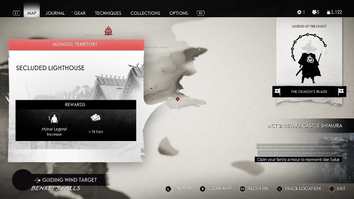 Location: Fort Koysan - Ghost of Tsushima: Mongol Camps, Toyotama Region secrets map - Toyotama Region - Ghost of Tsushima Guide, Walkthrough