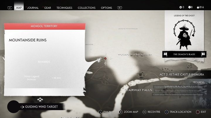 Location: Kubaraka Forest - Ghost of Tsushima: Mongol Camps, Toyotama Region secrets map - Toyotama Region - Ghost of Tsushima Guide, Walkthrough