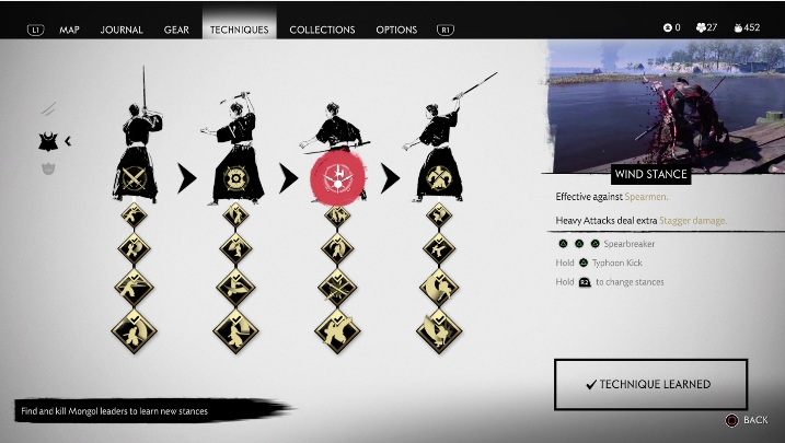In addition to the two basic skill trees in the game you will also find - Ghost of Tsushima: Character development - Basics - Ghost of Tsushima Guide, Walkthrough