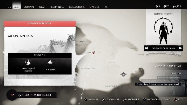 Taking over the locations occupied by Mongols increases the level of Jins legend - Ghost of Tsushima: Character development - Basics - Ghost of Tsushima Guide, Walkthrough