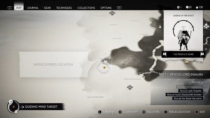 Location: Shigenoris Peak - Ghost of Tsushima: Pillars of Honour, Izuhara Region secrets map, video guide - Izuhara Region - Ghost of Tsushima Guide, Walkthrough