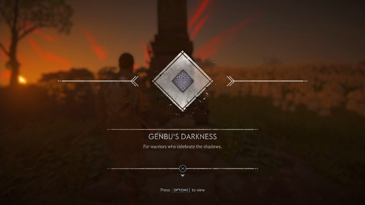 You will find this pillar in the middle of a huge meadow - Ghost of Tsushima: Pillars of Honour, Izuhara Region secrets map, video guide - Izuhara Region - Ghost of Tsushima Guide, Walkthrough