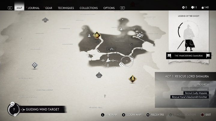 Location: Golden Forest - Ghost of Tsushima: Inari Shrines, Izuhara Region secrets map, video guide - Izuhara Region - Ghost of Tsushima Guide, Walkthrough