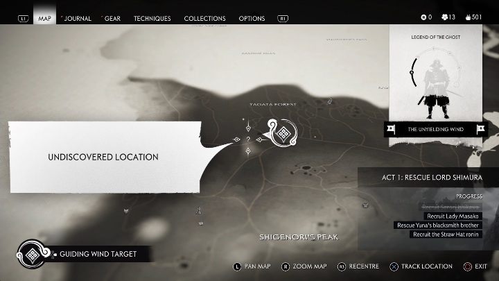 Location: Yagata Forest - Ghost of Tsushima: Inari Shrines, Izuhara Region secrets map, video guide - Izuhara Region - Ghost of Tsushima Guide, Walkthrough