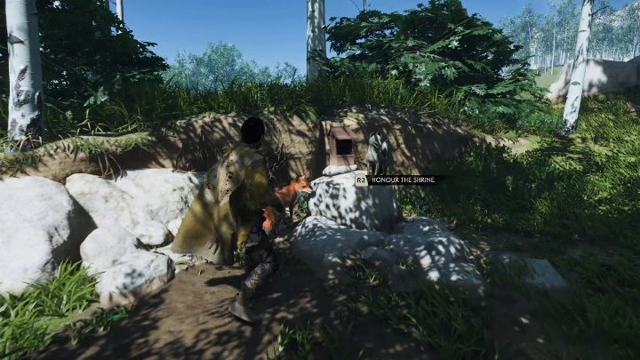 This foxhole is easy to spot - Ghost of Tsushima: Inari Shrines, Izuhara Region secrets map, video guide - Izuhara Region - Ghost of Tsushima Guide, Walkthrough