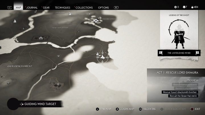 Location: Golden Forest - Ghost of Tsushima: Inari Shrines, Izuhara Region secrets map, video guide - Izuhara Region - Ghost of Tsushima Guide, Walkthrough