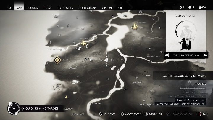 Location: Azure Pond - Ghost of Tsushima: Inari Shrines, Izuhara Region secrets map, video guide - Izuhara Region - Ghost of Tsushima Guide, Walkthrough