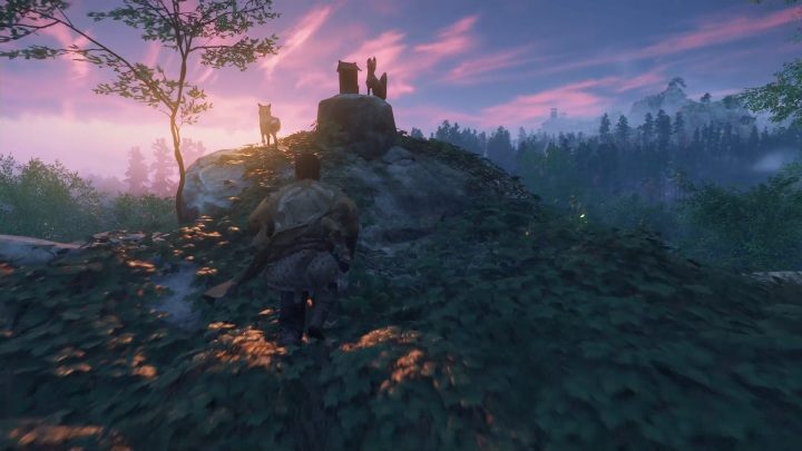 The fox hole is located right next to the path - Ghost of Tsushima: Inari Shrines, Izuhara Region secrets map, video guide - Izuhara Region - Ghost of Tsushima Guide, Walkthrough
