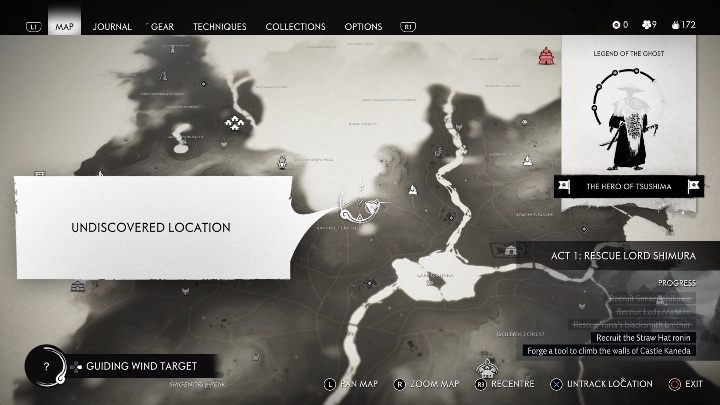 Location: Kashine Forest - Ghost of Tsushima: Inari Shrines, Izuhara Region secrets map, video guide - Izuhara Region - Ghost of Tsushima Guide, Walkthrough