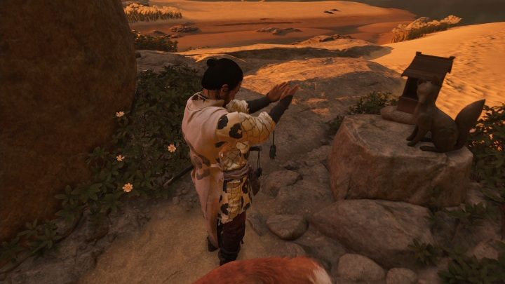 Fox hole is located right next to the beach - Ghost of Tsushima: Inari Shrines, Izuhara Region secrets map, video guide - Izuhara Region - Ghost of Tsushima Guide, Walkthrough