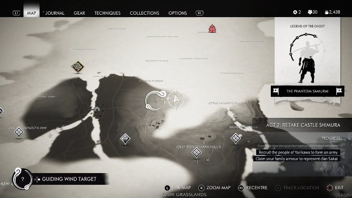 Location: Serene Forest - Ghost of Tsushima: Bamboo Strikes, Toyotama Region secrets map, video guide - Toyotama Region - Ghost of Tsushima Guide, Walkthrough