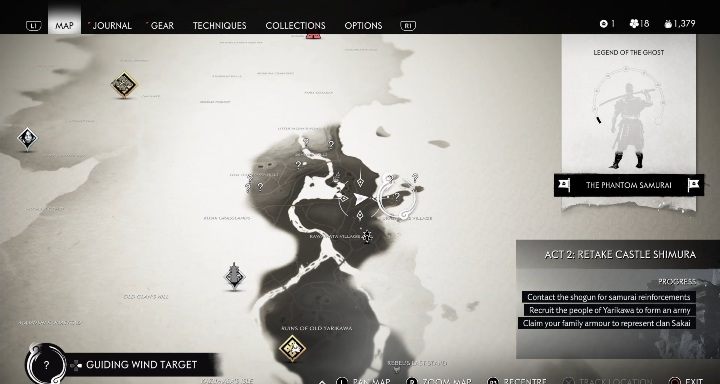 Location: Kushi Grasslands - Ghost of Tsushima: Inari Shrines, Toyotama Region secrets map, video guide - Toyotama Region - Ghost of Tsushima Guide, Walkthrough