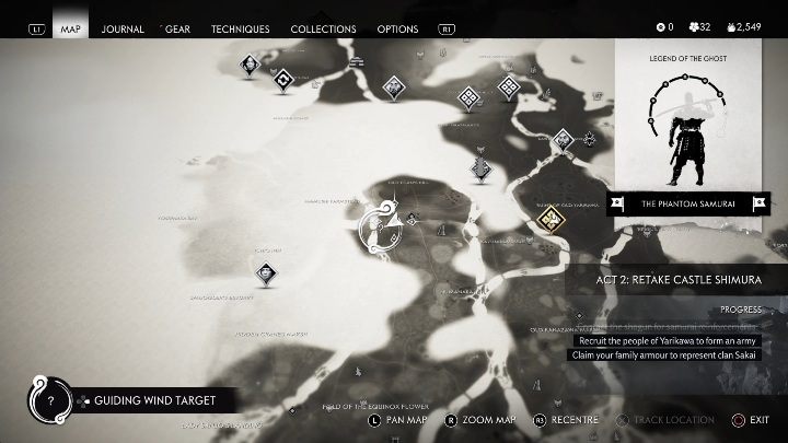 Location: Old Clans Hill - Ghost of Tsushima: Inari Shrines, Toyotama Region secrets map, video guide - Toyotama Region - Ghost of Tsushima Guide, Walkthrough