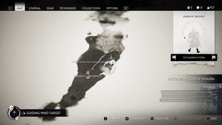 Location: Spirit Grove Cemetery - Ghost of Tsushima: Inari Shrines, Toyotama Region secrets map, video guide - Toyotama Region - Ghost of Tsushima Guide, Walkthrough