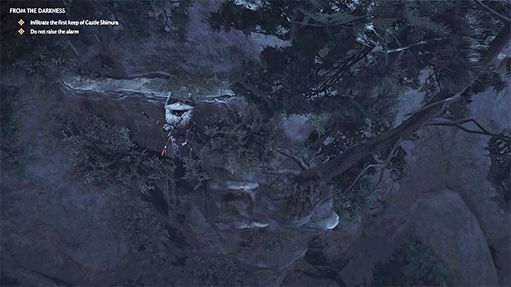 Next, you have to make a jump in order to reach the interactive edges visible in the distance - Ghost of Tsushima: From the Darkness walkthrough, video guide - Act 2 - Ghost of Tsushima Guide, Walkthrough