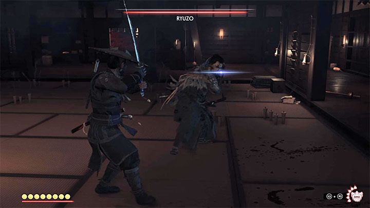 Ryuzo may use the following strikes and attacks - Ghost of Tsushima: How to beat Ryuzo second fight? Video guide - Main quests - Ghost of Tsushima Guide, Walkthrough