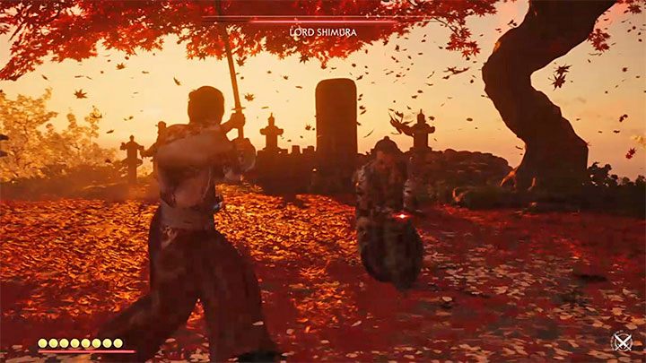 The bosss combos can cause the most problems - Ghost of Tsushima: How to beat Lord Shimura? Video guide - Main quests - Ghost of Tsushima Guide, Walkthrough