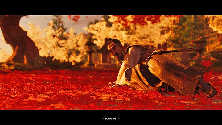 The duel with Shimura ends when you deplete all of his health points - Ghost of Tsushima: How to beat Lord Shimura? Video guide - Main quests - Ghost of Tsushima Guide, Walkthrough