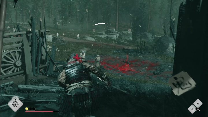 Many of the enemies can be spotted from a long distance - GoT Legends: The Curse of The Onibaba - Walkthrough - Ghost of Tsushima Guide, Walkthrough