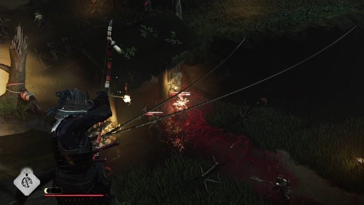 The second part of the mission is to kill opponents who will drive past the camp - GoT Legends: Caravan of Thieves - Walkthrough - Ghost of Tsushima Guide, Walkthrough