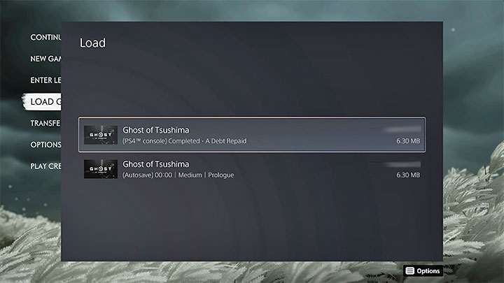 How to transfer Ghost of Tsushima PS4 save files to PS5