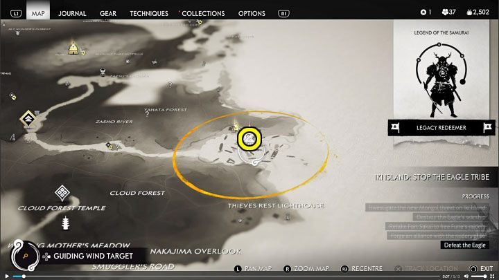 3 - Ghost of Tsushima Iki Island: The Legacy of Kazumasa Sakai - walkthrough - Mythic Tales - Ghost of Tsushima Guide, Walkthrough
