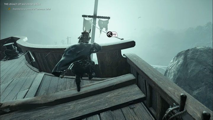 Board the large ship - Ghost of Tsushima Iki Island: The Legacy of Kazumasa Sakai - walkthrough - Mythic Tales - Ghost of Tsushima Guide, Walkthrough