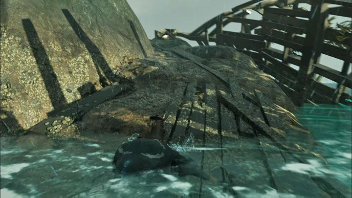 Youll be right under the wreckage of the Sakai ship - Ghost of Tsushima Iki Island: The Legacy of Kazumasa Sakai - walkthrough - Mythic Tales - Ghost of Tsushima Guide, Walkthrough