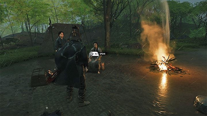 The quest marker appears in the central part of the island, southwest of Fort Sakai - Ghost of Tsushima Iki Island: The Ghost of Iki Island - walkthrough - Side Quests - Ghost of Tsushima Guide, Walkthrough