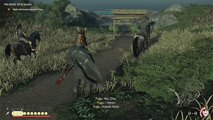 You will travel there on horseback and the journey should go without any issues - Ghost of Tsushima Iki Island: The Ghost of Iki Island - walkthrough - Side Quests - Ghost of Tsushima Guide, Walkthrough