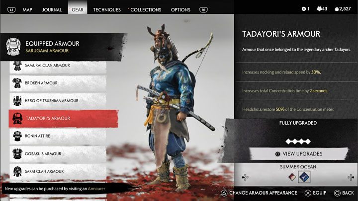 In order to unlock the secret shooting competition you need to wear Tadayoris Armour - Ghost of Tsushima Iki Island: Archery challenges - Secrets and Collectibles - Ghost of Tsushima Guide, Walkthrough