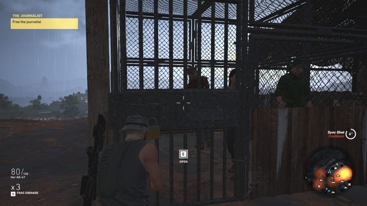 The journalist is locked in her cell - The Journalist | San Mateo Walkthrough - San Mateo - Tom Clancys Ghost Recon: Wildlands Game Guide